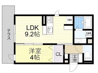 シリウス千里中央【1階】の間取り
