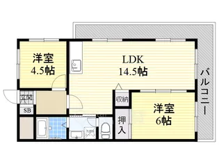 クレアメゾン千里【3階】の間取り