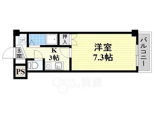 1Kの間取り画像