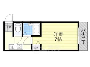 サンメゾン吹田【4階】の間取り