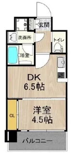 プレジオ江坂Ⅱ【9階】の間取り