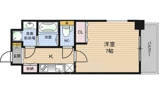 アーバネックス梅田西【8階】の間取り