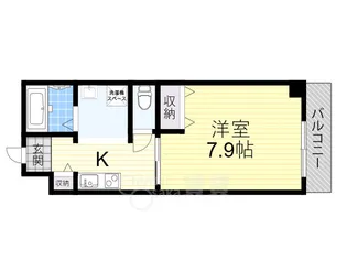 ROYAL QUEEN´S PARK江坂【2階】の間取り