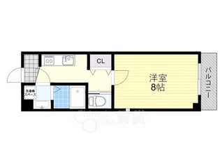Ritz SQUARE 蘭狭館【2階】の間取り