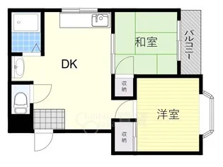 ホワイトハウス小柳【2階】の間取り