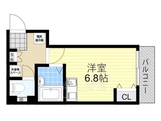 フローラ茨木【2階】の間取り