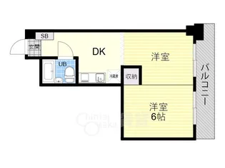 HM新町1st【1階】の間取り
