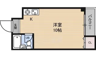 ファンシー都島【4階】の間取り
