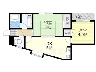 プロックコート【2階】の間取り