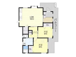 大阪府箕面市小野原西1丁目【一戸建】の間取り