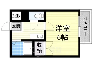 サンパレスエル【2階】の間取り