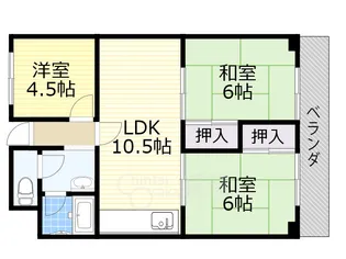 明香マンション【2階】の間取り