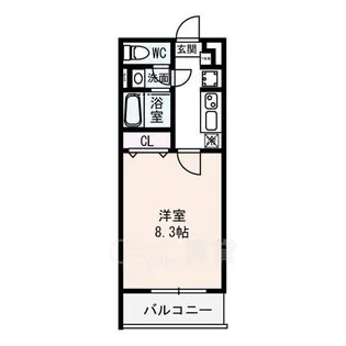 カレン石橋【1階】の間取り
