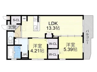 グローコート7【1階】の間取り