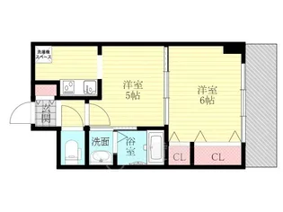 大阪府大阪市淀川区西宮原1丁目【マンション】の間取り