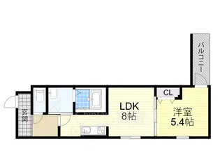 大阪府豊中市庄内西町2丁目【アパート】の間取り