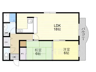 二番館【2階】の間取り