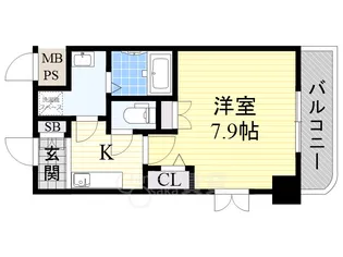 1Kの間取り画像