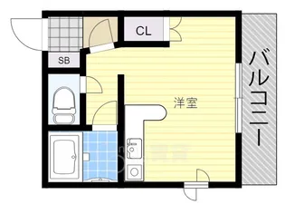 ビスタ千里丘5【1階】の間取り