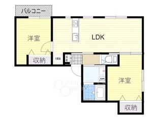 Amour fleurir 若竹【2階】の間取り