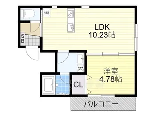 BLANCOSTA sole【1階】の間取り