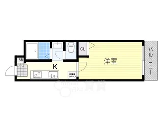 コンフォート川西【2階】の間取り