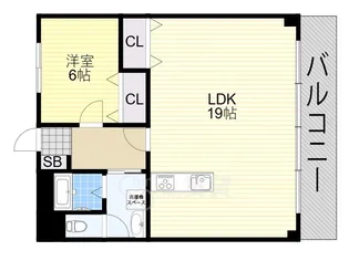 コーポ津雲台【3階】の間取り