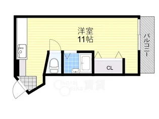USフラット【3階】の間取り