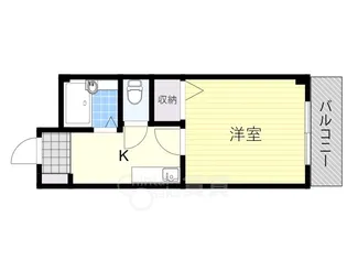 リバティハイム桜井2【2階】の間取り