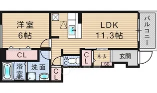 サンリットヒルE棟【1階】の間取り