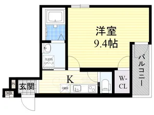 大阪府摂津市香露園【アパート】の間取り
