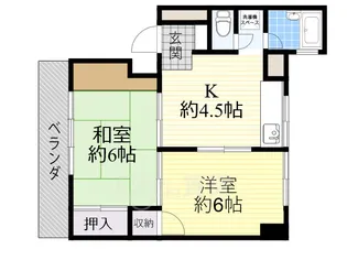 第一東雲マンション【1階】の間取り