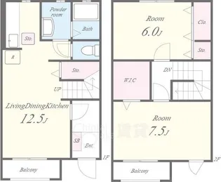 グランシャリオ水尾【2階】の間取り