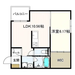 ヴェルメゾン吹田寿町【1階】の間取り