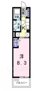 大阪府摂津市鶴野3丁目【マンション】の間取り