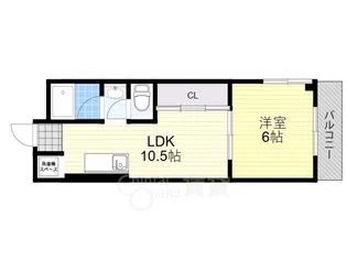 冨士メイトマンション【4階】の間取り