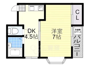 ガーデンパレス茨木【3階】の間取り