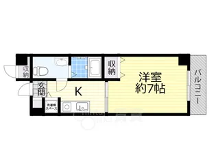 大阪府茨木市中津町【マンション】の間取り
