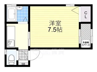 グローパレス3【1階】の間取り