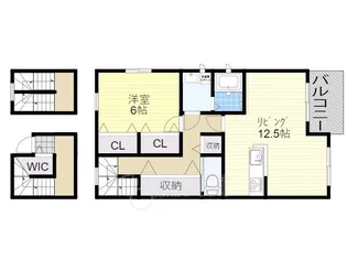 DELFA・tomicco【3階】の間取り