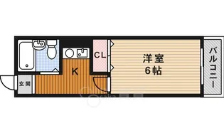 大阪府豊中市刀根山4丁目【マンション】の間取り