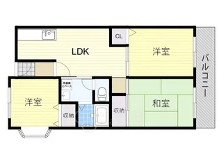 エスポワール・アーク【1階】の間取り