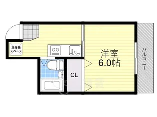 大阪府摂津市千里丘東5丁目【マンション】の間取り