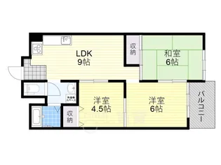 瑞光コーポ【4階】の間取り