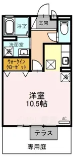 大阪府摂津市鳥飼野々1丁目【アパート】の間取り