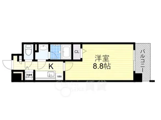 グランシャリオ・モア【1階】の間取り