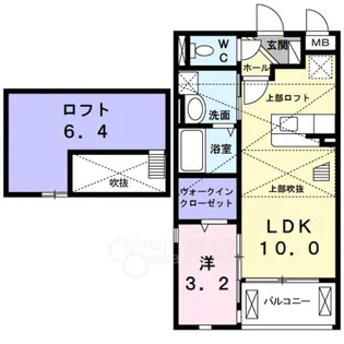 サンライズ【2階】の間取り