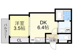 大阪府大阪市東淀川区相川2丁目【アパート】の間取り