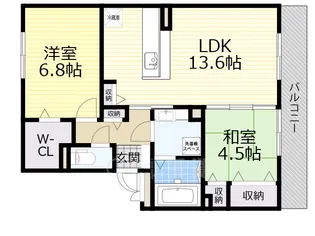 パインコート【2階】の間取り