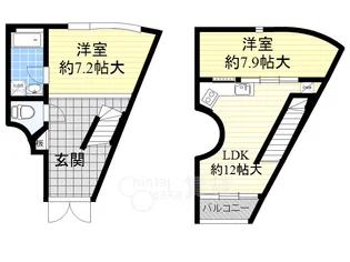 CuRVA【1階】の間取り